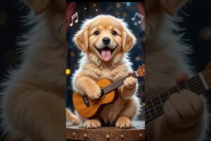 Adorable Animals Playing Guitar – You Won’t Believe 🎸🐶🎶 #shorts #cute #shortvideo