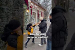 An unexpected street fight!#armantsarukyan #ufc