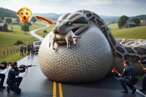 Animal Rescue | Brave Rescue Team Saves White Cow from Giant Python Attack