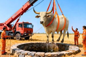 Animal Rescue Compilation | Cow Trapped in a Deep Well – Incredible Rescue