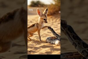 “Clever Fox Toys With a Deadly Snake 😱 | Shocking Wildlife Moment”