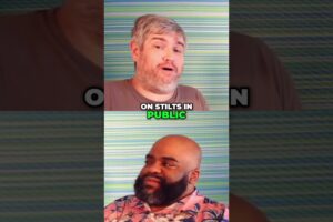 Confronting Stilts: The Weirdest Street Fights Ever? #shorts