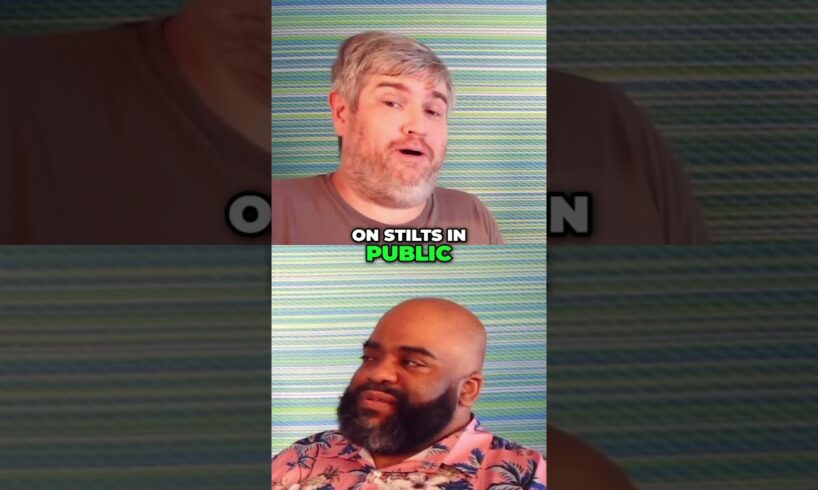 Confronting Stilts: The Weirdest Street Fights Ever? #shorts