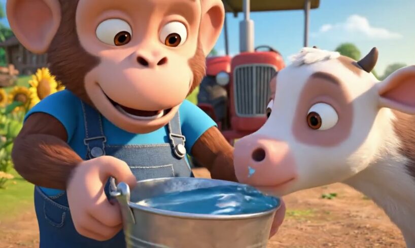 Cute Monkey King’s Farm Adventure: Heroic Animal Rescues & Fun Farming Life!