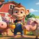 Cute Monkey’s Farm Adventure: Rescuing Animals & Smart Farming Fun!