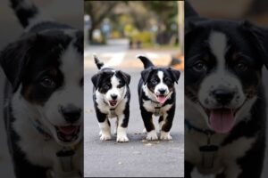 Cute Puppies Walking Funny Video #puppy #dog #funny #viral #shorts
