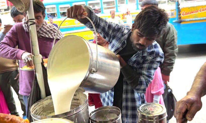 Daily 500 Dosa Selling Kolkata Bara Bazar Street
