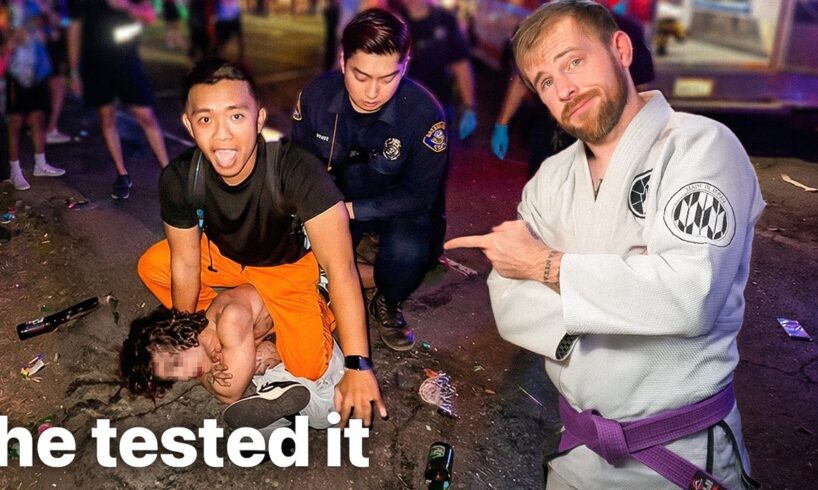 Does jiu jitsu work in a street fight?