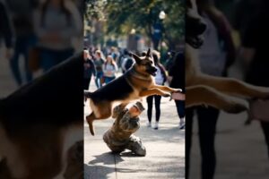 Dog Spots Dad And Freaks Out in Crowd - Soldier Had Been Away For Months!  #Reunion #Military #Dog