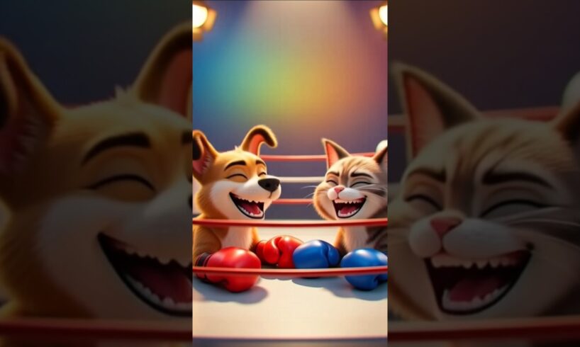 Dog vs Cat Boxing Fight 😂 | Funniest Animal Short