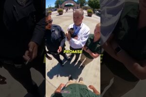 Dramatic Police Intervention Saves Baby Monkey #rescue #animals #police