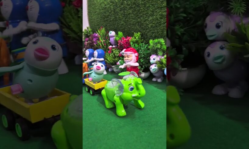 Elephant, penguin, trolley, animals video #shorts #trending 🐉🐉