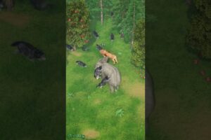 Elephants Rescue Lions From Invaders🦁🛡️ #lion #animals #wildliferescue #wildlife