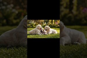Golden Retriever Puppies Playing Together 🐶❤️ | Cutest Puppy Video #puppylove #cute #puppygram