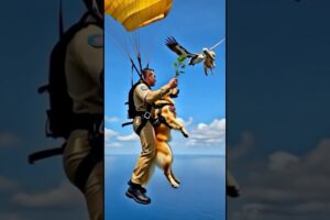 Golden Retriever Saves Pup from Pelican - Helicopter Air Rescue #dog #goldenretriever #rescue