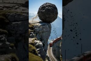 Golden Retriever Warn a Train of Incoming Landslide  #goldenretriever #dog  #animalrescue