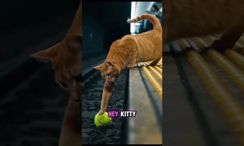 He risks his life to rescue a cat | Animal Rescue. #animalrescue #catlovers #rescue #pets