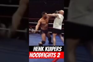 Hoodfights 2: No Surrender MC BOSS runs away in the ring! 😂 #hoodfights #comedy #bumfight #fighting