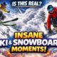 INSANE Ski & Snowboard Moments 🤯❄️ | Crazy Jumps, Tricks & Avalanches | IS THIS REAL?