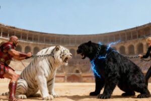 ⚔️ Legendary White Tiger vs Savage Black Panther | Who Will Win?