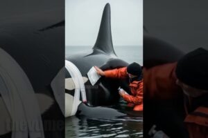 Marine biologist Saves Stranded Orca From Dying! #rescue #animals #wildlife