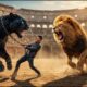 ⚔️ Massive Lion vs Demonic Panther  Epic Wild Animal Fight Showdown 🦁