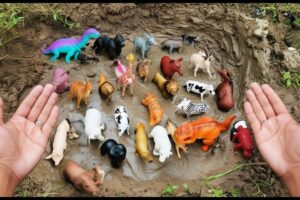 🌧️🦓 Muddy Adventure for Kids! Animals and Dinosaurs Play in Mud, Get Clean & Learn  Full Episode