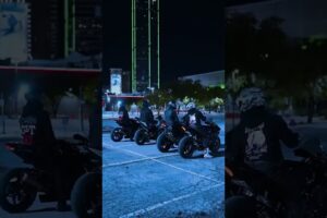 Night rides are always a vibe #motorcycle #motorbike #bikerhub #motorcycles  #bikergirl  #bikerguy