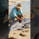 Old Man Saves Dolphin From Deadly Injury! #rescue #animals #wildlife