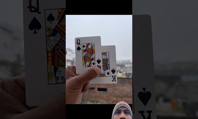 Poker Cards Ninja Trick || RKR Tricks