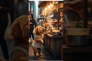 Poor Puppy Saves Tiny Kitten’s Life | Emotional Animal Rescue Story 🐶🐱 #ytshorts #puppy #emotional