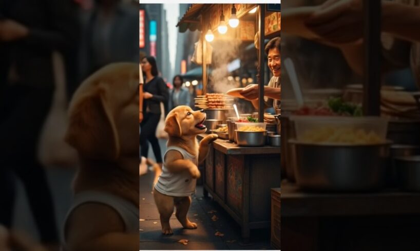 Poor Puppy Saves Tiny Kitten’s Life | Emotional Animal Rescue Story 🐶🐱 #ytshorts #puppy #emotional