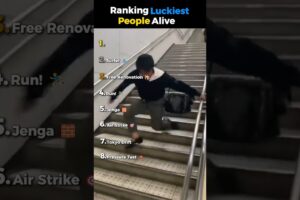 Ranking Luckiest People Alive 🍀