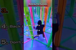 Ranking funniest kids mirror maze fails