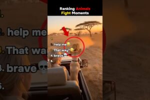 Ranking the Most Chaotic Animal Fights Ever 😂🦁 #shorts