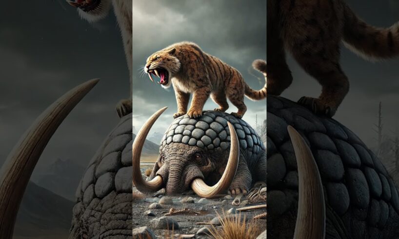 Saber-Tooth VS Ancient Animals (Woolly Mammoth, Pleistocene Jaguar, Short-Faced Bear)