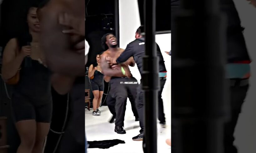 Security guard crashes out on Aaron the Plumber 😳