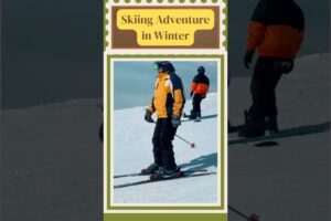 Skiing ⛷️ Adventure in winter #fitness #workout #adventure #travel #exercise #skiingforbeginners