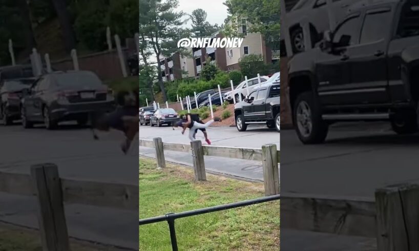 Street Fight #fyp #rnflmoney #streetfight #worldstarfights #wshh #mma #kickboxing #flyingkick