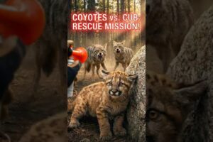 The Moment I Saved a Cougar Cub From Coyotes ❤️ #rescue