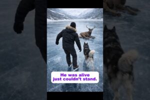 This Dog Refused to Leave the Injured Deer Behind🐶 #animals #rescue #wildlife #animalrescue