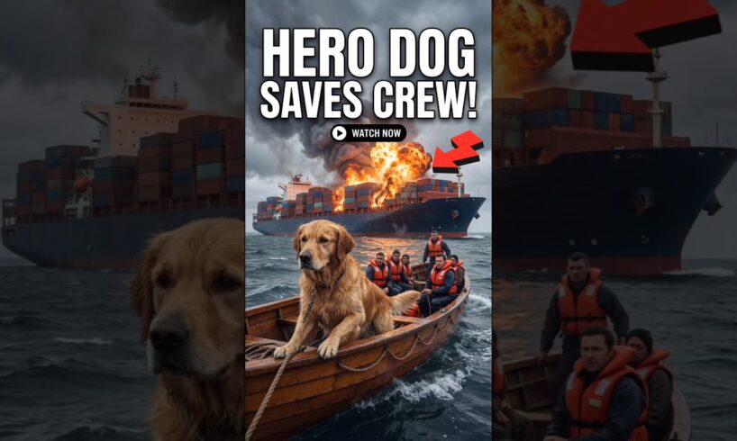 This Golden Retriever Dog Saved an Entire Ship Crew #goldenretreivers #dogrescue