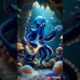 This octopus is singing a song and playing guitar #funny #cuteanimals #animals