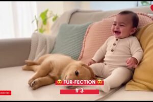 Try Not To Smile Challenge | Funny Baby & Dog Moments | Cute Puppies Reactions Compilation! 🐾😂🇺🇸