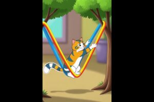 the monkey and the cats are playing #shorts #pets #animals #youtubeshorts