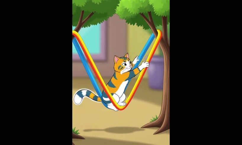 the monkey and the cats are playing #shorts #pets #animals #youtubeshorts