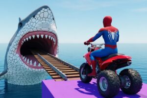 الرجل العنكبوت انقاذ باتمان  SpiderMan Rescue Deadpool vs batman venom battle GTA 5 superheros