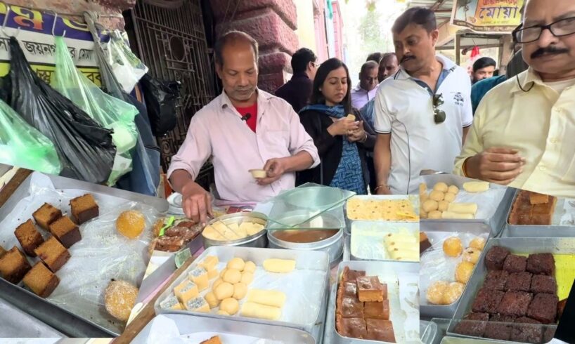 50 Year Old Chandannagar Sweets in Front of Bankshall Court | Indian Street Food | মুখে জল চলে আসবে