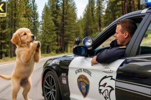 A Stray Puppy Seeks Help After Its Injured Mother Is Found