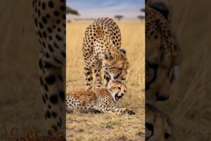 Brave Man Rescues A Baby Cheetah Trapped Deadly Scorpions! #wildlife #animals